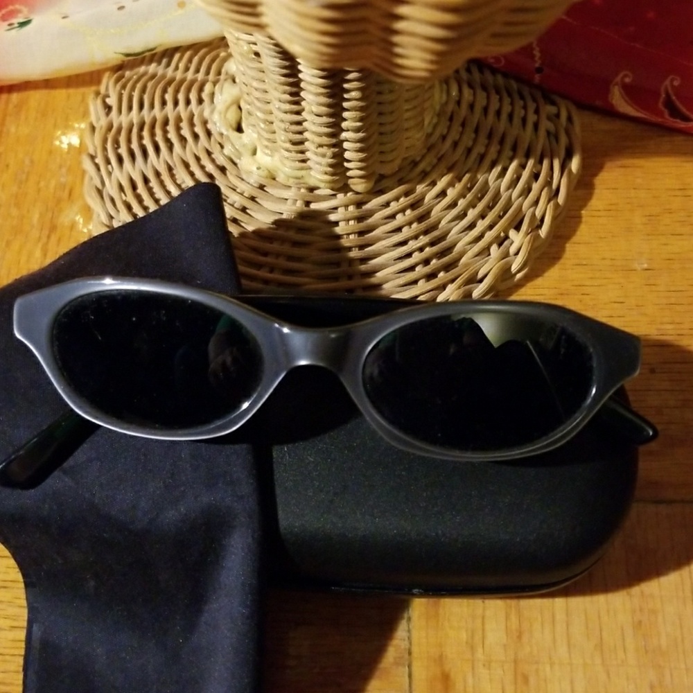 Gray & Black Dark Tint Sunglasses